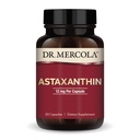 Dr. Mercola Organic Astaxanthin - 12 mg Astaxantină - Suport puternic antioxidant - Extract organic de microalge - Non-GMO, Gluten-Free & Soy-Free - 30 capsule (30 Servings)