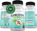 DOCTOR RECOMANDAT SUPLENŢE Querbetin 800 mg m/Bromelain 165 mg Per Serving- 120 Capsule Veggie-Full 60 zile de aprovizionare, Supliment de vitamine pentru a sprijini & Bioflavonoizi, gluten gratuit, non-GMO