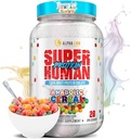 ALPHA LION Superuman Whey Proteine pulbere, Mare Tasting Pure Izolat, Carb scăzut, Zahăr, Nu Bloat Post Workout, Recuperare si crestere musculara (28 Servings, Anabolic Cereal) 31.2175 Ounce