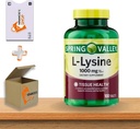 L-Lysine 1000 mg comprimate • Suport imun şi sănătatea pielii • 100 Număr de Spring Valley + Vena