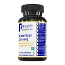 Premier Research Labs American Ginseng Supplement - American Ginseng Capsules, Herbal Ginseng Root Pills, North American Ginseng Herb Extract, calmant Suplimentul energetic - 60 capsule cu bază de plante