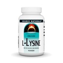 Sursa Naturals L-Lysine Free Form Powder - Amino Acid Supplement Supplement Supports Energy Formation & Colagen* - 100 Grams