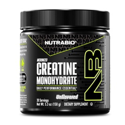 NutraBio Pure Micronized Creatina Monohidrat pulbere Supliment, nearomate, (150 g) - Suportă Bulk musculare energie, recuperare, și puterea - HPLC testat Creatin pulbere Supliment pentru bărbați și femei