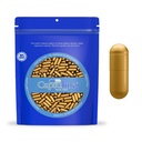 Capsuline Dimensiune 0 - Capsule de gelatină goale de culoare aurie - 1000 Conte - Capsule goale cu pilule de gel - DIY Capsule pure cu pilulă bovină - Capace goale - Kosher și Halal Certified