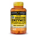 MASON NATURAL Plant based Enzime digestive Ultra cu Bromelain, Lactase, Papain & Protease - Suporturi Digestie sanatoasa & Mai Reduce Blooting, 60 Capsule