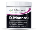 LifeSeasons D-Mannose Powder - Rapid-Acționare UTI UTI - Suplimentul de sănătate Tract urinar - Sprijină niveluri sănătoase de Microflora & Eases Bladder Discomfort - 45 Serviri