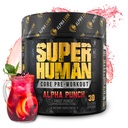 ALPHA LION Core Pre Workout Powder cu Creatina pentru Performanta, Beta Alanina pentru Muschi, L-Citrulline pentru Pump & Tri-Source Cafeina pentru Energie Sustinuta (30 Servings, Fruit Punch Flavor)