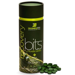 RECOVERYbits - tablete organice Chlorella - plante-Bază Algae Superfood - Clorofilă - Perete de celule crăpate - Energie - Sistem imunitar - Detox - Keto - Vegan - Non-GMO - Canister mare - 1000 Comprimate