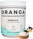 Organic Plant-Based - Orez, Pea, Pumpkin Seed Proteine Powder - Vanilla - Enzime digestive Inclus, Nu Aditivi, Dairy-Free, Soy-Free, Keto-Friendly, Gluten-Free, Non-GMO - 17 Servings (442g)