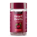 Snap Suplimente Sfeclă de inimă Sfeclă organică Root Gummies, Supplement de suport cardiovascular pentru bărbaţi şi femei, rodii, Spanac roşu, Heart Health & Circuulation Support, Sugar Free, Cherry, 60 Gummies