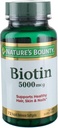 Natura's Bounty Super Potency Biotin 5000mcg - 72 softgels (Pachet de 2)