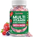 YumVs Copii Multivitamine cu fier & Minerale Tablete masticabile 