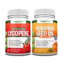 NutriONN Pumpkin Seed Oil Softgels Lycopene Capsules Combo - Targeted Support for Prostate & Urinary Health