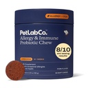 PetLab Co. Alergie & Immune Probiotice zilnice pentru câini. Susţine producţia de drajeuri, alergii sezoniere, mâncărime intermitentă, sănătate gut & digestivă pentru câini de talie mare - 30 Chews - ambalare mai Vary