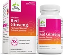 Terry natural HRG80 Red Ginseng Îmbunătățire sexuală feminină - Supliment alimentar pentru circulatie, Suport Endurance & Energy - Suport de vitalitate cu Ashwagandha, Red Ginseng & Zinc - 48 capsule