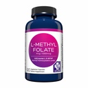 MD Life L-Metilfolat 1 mg supliment - Professional-Grad Active Metilfolat Supliment - 90 capsule - L-metilfolat 1mg - Potenţă maximă MTHFR W/Aminoacidi esenţiali