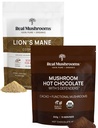 Ciuperci Real Hot Chocolate Mix (15 Serviri) și Lion