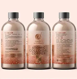 Cupru - Soluție de cupru coloidal atomic pentru vitalitate și suport - Suplimentul ionic pentru bunăstare și bunăstare naturală