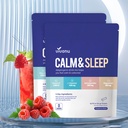 VivoNu Calm și somn Pudrate Drink Mix Raspberry L Theanine Ksm-66 Ashwagandha Magneziu Glicinat Vitamina D 3 Suplimente pentru relaxare și concentrare fără zahăr non OMG