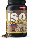 Ultimate Nutrition Whey Proteine Izolate Pulbere cu Glutamina Complex, Sensation ISO 93 - Whey Proteine Pulbere cu Adăugat Colostru pentru Recuperare îmbunătățită, Imunitate & Sănătate Gut - Cafe Brazilia, 2lbs