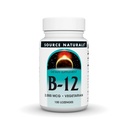 Sursa Naturals Vitamina B-12, 2000 mcg susține producția de energie - 100 Lozenges