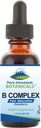 Pure Mountain Botanicals Lichid Vitamina B Complex - Raspberry Aroma B Complex Vitamina cu B12, B6, Tiamin, Biotin, Niacin - 1 oz Sticla