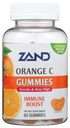 ZAND Imunity Orange Vitamina C Gumies, Wellness and Immune Supplement, Chemable Vitamina C w/Citrus Bioflavonoids, Rose Hips and Acerola, Vegan, Gluten Free, 60- Day Guarantee, 30 Servings