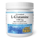 Factori naturali, L-glutamine Micronizate Drink Mix 5000 mg, Sustine muschii si functia imunitara, 8 Oz