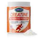 Creatină, Creatină Monohidrat Keto Friendly, Nearomat - Suport musculare, Energie Cellulară și Cognitive - 17,63 Oz(500g) - 100 Serviri (500g)