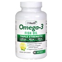 EffiHealth Omega-3 Ulei de pește - Puterea triplă 2500mg ulei de pește, 1200mg EPA, 600mg DHA - Sprijină Hearth Health, Brain Health and Immune Support 