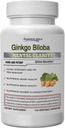 SuperiorLabs Ginkgo Biloba 1200 mg, Non-GMO, Black Pepper pentru absorbţie crescută, Ginkgo Extract, Îmbunătăţeşte memorie şi concentrare, Circulaţie Booster, Antioxidant Nootropic natural, 120 Veg Caps