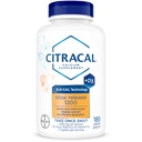 Citracal Slow Release- Calciu 1200 mg cu vitamina D3, Magneziu, Supliment de calciu, Bone Health Support, Take Once Daily Caplet, 185 Count