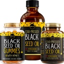 Maju Superfoods Black Seed Oil 3-in-1 Bundle, Gummies, Capsule, & lichid