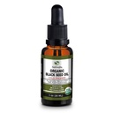 Ulei de semințe negru organic - USDA Certified Cold presat Sticla de sticlă Peste 1,5% Thymochinonă 3X puterea turcească negru Cumin Nigella Sativa non-GMO 100% ulei de semințe negre pură (1oz sticla picurător)