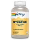 Solaray mare potenta Betaina HCL cu Pepsin - supliment de acid clorhidric pentru sanatate digestiva - cu betaine clorhidrat si enzime digestive - suport de sanatate Gut - 60-Day Guarantee, 250 VegCaps