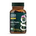Gaia Herbs Milk Thistle - Supliment hepatic & Curățați suport pentru a ajuta la menținerea funcției hepatice sănătoase * - 60 capsule Vegan (20 serviri)