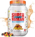 ALPHA LION Superumană Whey Pulbere de proteine, Marea Tasting pure de proteine Izolat, Carb scăzut, Zahăr scăzut, Nu Bloat Post Workout, Recuperare musculară și creștere (28 Servings, PB & Gains)