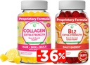 Lunakai Colagen & Biotin Gummies Bundle - Vitamine pentru păr, piele și aspect tineresc - Suplimente de proteine non-GMO anti-îmbătrânire pentru bărbați și femei - 30 zile de aprovizionare