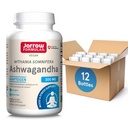 Jarrow Formulas Ashwagandha 300 mg - 120 Capsule Veggie - Sănătate generală și rezistență la oboseală - Suplimentul sprijină rezistenta, recuperarea musculară și sănătatea cognitivă - 60 Serviri (Pachetul de 12)