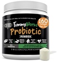 TummyWorks Pudră probiotică pentru câini și pisici. Probiotice pentru sanatate digestiva, suport imun, diaree, gaz, mâncărimi și alergii sezoniere. Cu enzime digestive și prebiotice. Made in USA - 160 Scoops