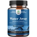 Apă Away Pastile Diuretice Herbal Putere mare - Menţinerea fluidelor Supliment cu Dandelion Leaf Extract & Ceai Verde pentru ajutor înăbuşitor pentru femei şi bărbaţi - Capsule pentru umflarea picioarelor şi picioarelor - 60 Conte