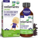 Wellements Organic Elderberry Syrup pentru copii 