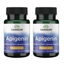 Swanson Apigenin-Bioflavonoid Supliment Natural Prostat-Metabolism și Nervi de asistență pentru sănătate-Poate suporta somn și relaxare 90 Caps, 50mg Fiecare ambalaj 2