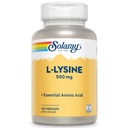 SOLARAY L L Lysine 500 mg capsule - Free-Form Essential Amino Acids Supliment - Suport puternic de wellness cu L-Lysine Amino Acid - Lab verificat, 60-Day Guarantee, 120 Serviri, 120 VegCaps
