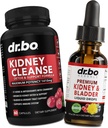 Rinichi Curățare Detoxifiere Supplement & Vezică urinară picături de sănătate - Organic Rinichi vezicii urinare Suplimente picături & pastile Juniper Berry Cleavers Dandelion Cranberry - Rinichi Renal & Urinare Tract Suplimente