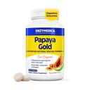 Enzymedica Papaya Gold, enzime digestive avansate cu Papaya organică naturală și clorofilă pentru suport de digestia cuprinzătoare, Bromelain & Papain de înaltă potențial, Vegan, mentă, 120 comprimate masticabile