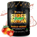 ALPHA LION Pompă Superumană Pre Workout pulbere, Nootropic Caffeine & Stim Free Preworkout Supliment, Nitricoxid Booster, Muscle Gainer, Energy & Focus (42 Servings, Mango Veiniac Flavor)