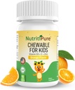 Vitamina D3 masticabilă (colecalciferol) 25 mcg (1000 UI) + Zinc (citrat de zinc) 5 mg + vitamina C 30 mg pentru copii Aromat de portocale 90/Sticlă (1)