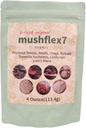 K-food 7 Mushroom Powder Supplement with Phellinus linteus, Red Reishi, Lions Mane, Cordyceps, Chaga, Shiitake, Tremella fuciformis, Production of Korea 