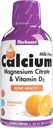 Bluebonnet Nutrition Liquid Calciu Citrat de magneziu Citrate, Vitamina D3, Bone Health, Gluten Free, Soy Free, lapte liber, kosher, 16 Fl Oz, 32 Serviri, Orange Flavor, 16 Fl Oz (Pachet de 1)